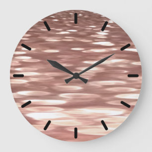 Abstract #3: Koper Roze Goud glans Grote Klok