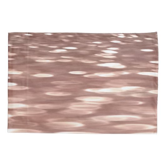 Abstract #3: Koper Roze Goud glans Kussensloop (Achterkant)
