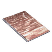 Abstract #3: Koper Roze Goud glans Notitieboek (Rechterzijde)