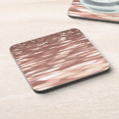 Abstract #3: Koper Roze Goud glans Onderzetter (Linkerzijde)