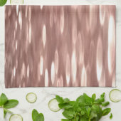 Abstract #3: Koper Roze Goud glans Theedoek (Gevouwen)
