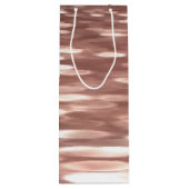 Abstract #3: Koper Roze Goud glans Wijn Cadeautas (Achterkant)