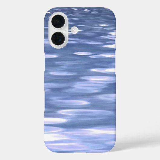 Abstract #3: Poederblauwe glans Case-Mate iPhone Case (Achterkant)