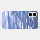 Abstract #3: Poederblauwe glans Case-Mate iPhone Case (Achterkant (horizontaal))