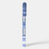 Abstract #3: Poederblauwe glans Case-Mate iPhone Case (Achterkant / Rechts)