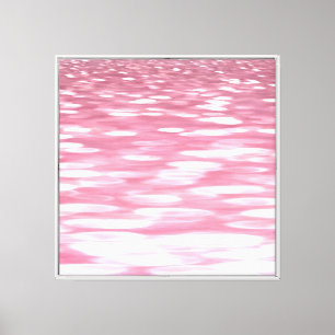 Abstract #3: Roze glans Canvas Afdruk
