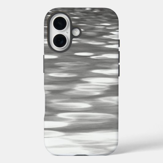 Abstract #3: Zilvergrijs Shimmer Case-Mate iPhone Case (Achterkant)