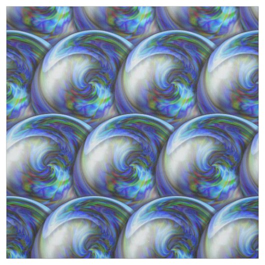 Abstract 3d cirkelpatroon met bellen. stof (Swatch)