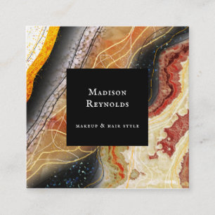 Abstract 3D Deep Marble Visitekaartje