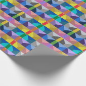 Abstract 3D driehoek patroon Cadeaupapier (Hoek)