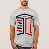 Abstract 3d Geometric Cube Design  T-shirt (Voorkant)