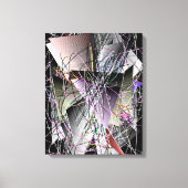 Abstract 3D geometrisch patroon  Canvas Afdruk (Voorkant)