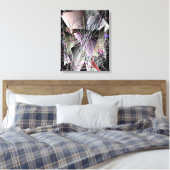 Abstract 3D geometrisch patroon  Canvas Afdruk (Insitu (Slaapkamer))