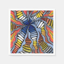 Abstract 3D Organisch Golf Zentangle Patroon Papie