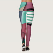 Abstract #410 leggings (Achterkant)