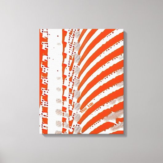 Abstract 48 - Gestapelde economische acryl textuur Canvas Afdruk (Voorkant)