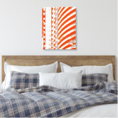 Abstract 48 - Gestapelde economische acryl textuur Canvas Afdruk (Insitu (Slaapkamer))