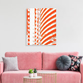 Abstract 48 - Gestapelde economische acryl textuur Canvas Afdruk (Insitu (Woonkamer))