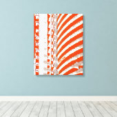 Abstract 48 - Gestapelde economische acryl textuur Canvas Afdruk (Insitu (Houten vloer))
