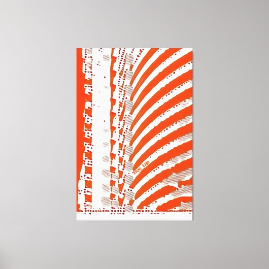 Abstract 48 - Gestapelde economische acryl textuur Canvas Afdruk (Voorkant)