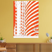 Abstract 48 - Gestapelde economische acryl textuur Canvas Afdruk (Insitu (Woonkamer))