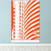 Abstract 48 - Gestapelde economische acryl textuur Canvas Afdruk (Insitu (Houten vloer))