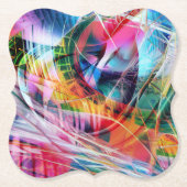 ABSTRACT 4 KARTONNEN ONDERZETTERS (Voorkant)