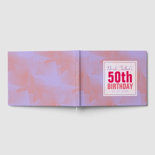Abstract 50e Birthday-gastenboek Gastenboek (Volledig)