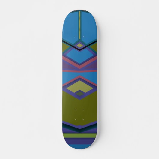 Abstract #565 persoonlijk skateboard (Voorkant)