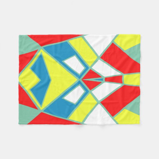 Abstract #601 fleece deken (Voorkant (Horizontaal))