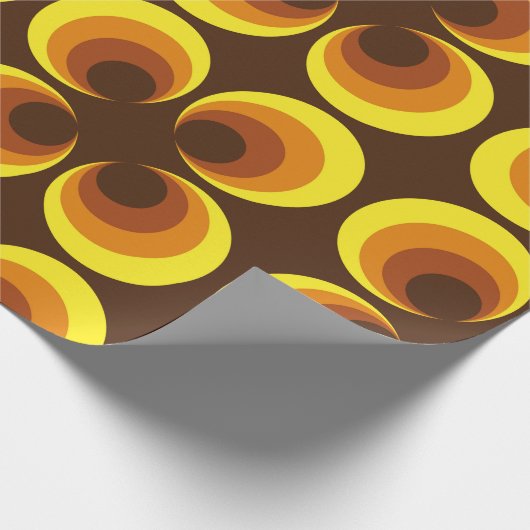 Abstract. 60s kleurrijk naadloos patroon, retro-st cadeaupapier (Hoek)