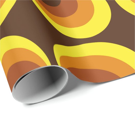 Abstract. 60s kleurrijk naadloos patroon, retro-st cadeaupapier (Rol Hoek)