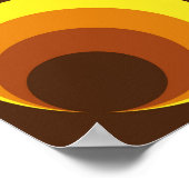 Abstract. 60s kleurrijk naadloos patroon, retro-st poster (Hoek)