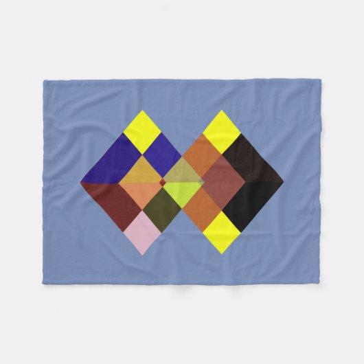 Abstract #719 fleece deken (Voorkant (Horizontaal))
