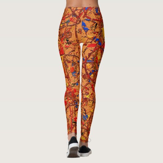 Abstract #725 leggings (Achterkant)