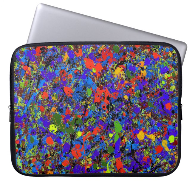 Abstract #738 laptop sleeve (Voorkant)