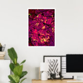 Abstract #787 Alighieri's Inferno Poster (Thuiskantoor)