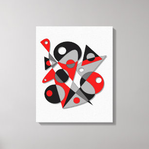 Abstract #81 canvas afdruk