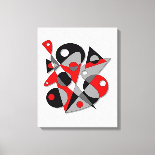 Abstract #81 canvas afdruk (Voorkant)