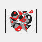 Abstract #81 fleece deken (Voorkant (Horizontaal))