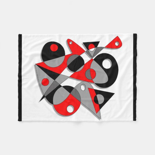 Abstract #81 fleece deken (Voorkant (Horizontaal))