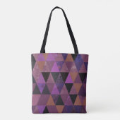 Abstract #831 Paarse Passie Tote Bag (Achterkant)