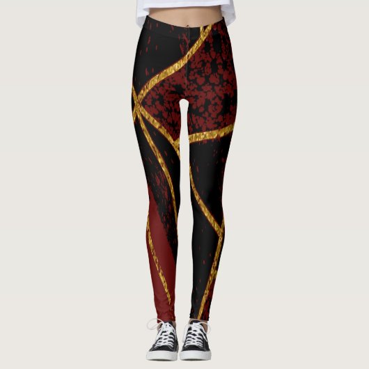 Abstract #940 leggings (Voorkant)