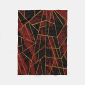 Abstract #940 Rood Fleece Deken (Voorkant)
