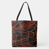 Abstract #940 Rood Tote Bag (Voorkant)