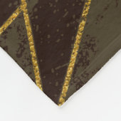 Abstract #941 Brown Fleece Deken (Hoek)