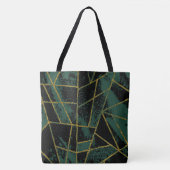 Abstract #941 Groen Tote Bag (Voorkant)