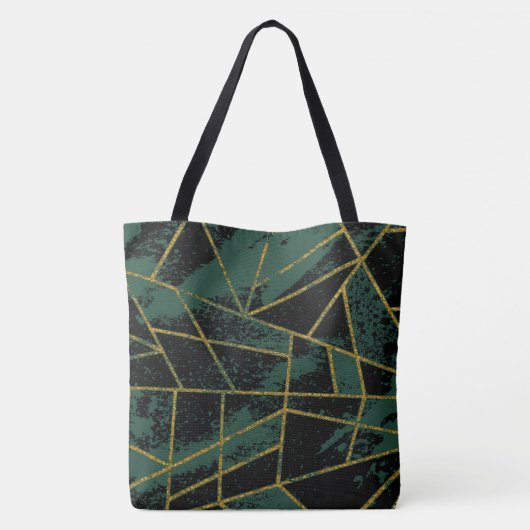 Abstract #941 Groen Tote Bag (Achterkant)