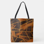 Abstract #944 Brown Tote Bag (Voorkant)