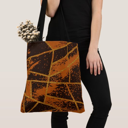 Abstract #944 Brown Tote Bag (Dichtbij)